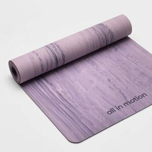 Open Box - All in Motion - Natural Rubber Yoga Mat 5mm Violet - Al Violet